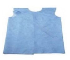 HPK Industries Exam Cape Blue One Size Fits Most Front / Back Opening Without Closure Female - Case of 100 - 501S-CS