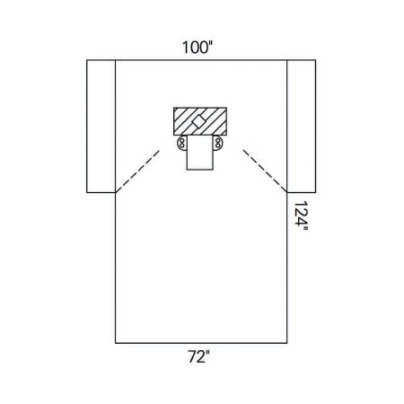 O&M Halyard Inc EENT Drape Thyroid Drape 100 W X 72 W X 124 L Inch Sterile - Each - 89258-EA