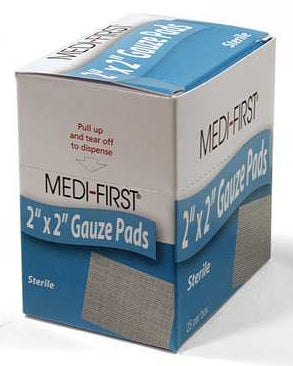 Medique Products Gauze Sponge Medi-First® 2 X 2 Inch 1 per Pack Sterile Square - Case of 600 - 60673-CS