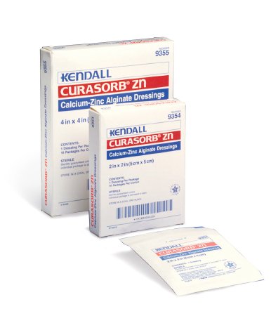 Cardinal Alginate Dressing Kendall™ 4 X 4 Inch Square - Case of 50 - 9355--CS
