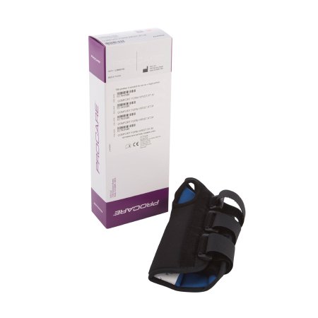 DJO Wrist Brace ProCare® ComfortFORM™ Aluminum / Foam / Spandex / Plastic Right Hand Black Medium - Each - 79-87285-EA