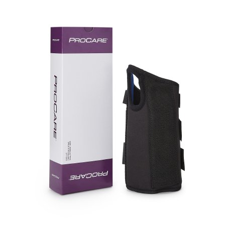 DJO Wrist Brace ProCare® ComfortFORM™ Aluminum / Foam / Spandex / Plastic Left Hand Black Large - Each - 79-87297-EA