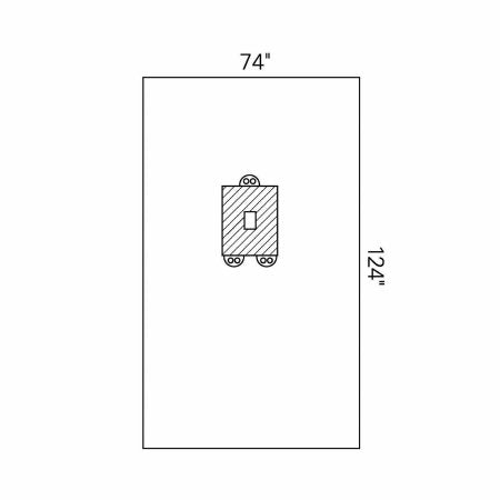 O&M Halyard Inc Abdominal Drape Pediatric Laparotomy Drape II 74 W X 124 L Inch Sterile - Each - 66886-EA