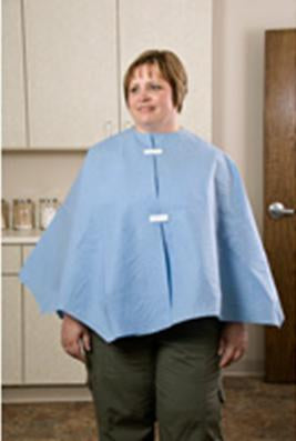 Graham Medical Products Exam Cape Mauve One Size Fits Most Front Opening Without Closure Unisex - Case of 25 - 29047-CS