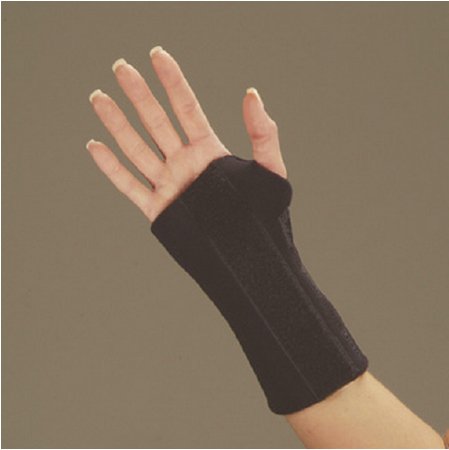 DeRoyal Cock-Up Wrist Brace DeRoyal® Low Profile Neoprene Right Hand Black Small - Each - NE7739-71-EA