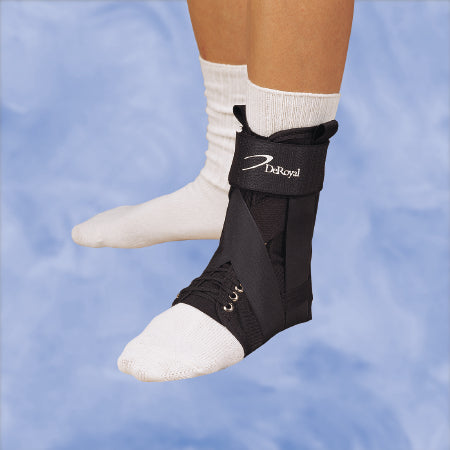 DeRoyal Ankle Splint DeRoyal® Medium Lace-Up Male 8-1/2 to 10 / Female 9-1/2 to 11 Left Ankle - Each - AB2801-14-EA