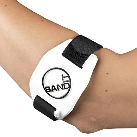 Patterson Medical Supply Elbow Band Band It™ Tennis Black / White - Each - A950610-EA