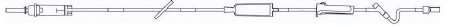 Baxter IV Pump Set Interlink® Pump 1 Port 10 Drops / mL Drip Rate 0.22 Micron Filter 108 Inch Tubing Chemotherapy Medication - Case of 48 - 2C7558-CS