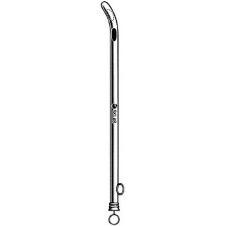 Sklar Urinary Drainage Catheter Sklar® Premium OR Grade Straight Tip Chrome Plated Stainless Steel 16 Fr. 5-3/4 Inch - Each - 85-2216-EA