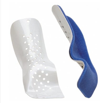 DJO Wrist Splint ProCare® Metacarpal Padded Aluminum / Foam Right Hand Blue / White Large - Each - 79-72217-EA