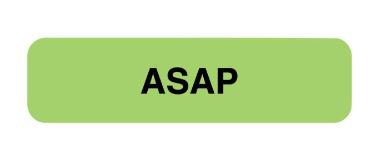 United Ad Label Pre-Printed Label UAL Multipurpose Label Green EDP Paper ASAP Black 5-16 X 1-1/4 Inch - Roll of 1 - HT125-RL