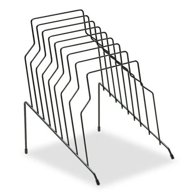 Fellowes® Wire Step File, 8 Sections, Letter to Legal Size Files, 10.13" x 12.13" x 11.19", Black - Each - FEL-72614-EA