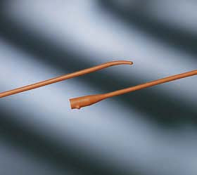 Bard Urethral Catheter Bard® Coude Tip Red Rubber 22 Fr. 16 Inch - Case of 12 - 120622-CS