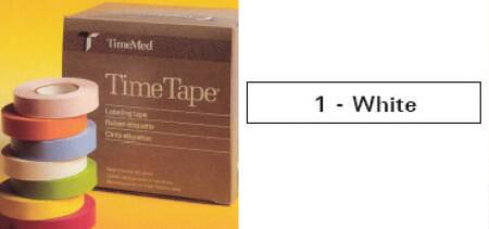 Precision Dynamics Blank Label Tape Time® Multipurpose Label White Vinyl 1 X 500 Inch - Roll of 1 - T-501-1-RL