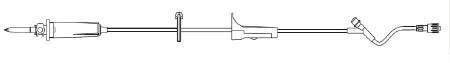 B. Braun IV Pump Set Vista® Pump 1 Port 15 Drops / mL Drip Rate Without Filter 113 Inch Tubing - Case of 50 - 352229-CS