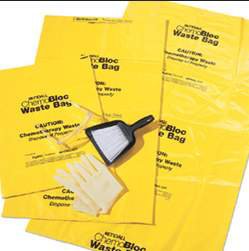 Cardinal Chemo Soft Waste Bag ChemoPlus™ 2 gal. Yellow Bag - Case of 250 - DP5041B-CS