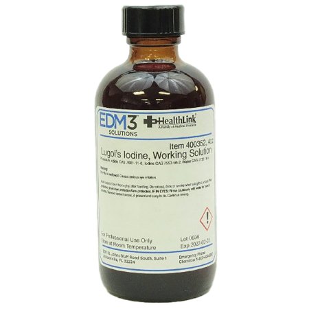 EDM 3 LLC Lugol's Iodine Stain 4 oz. - Each - 400352-EA