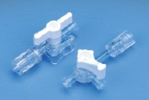 DeRoyal Stopcock for Cardiac Catheterization 3 Way Sterile - Case of 25 - 77-310135-CS
