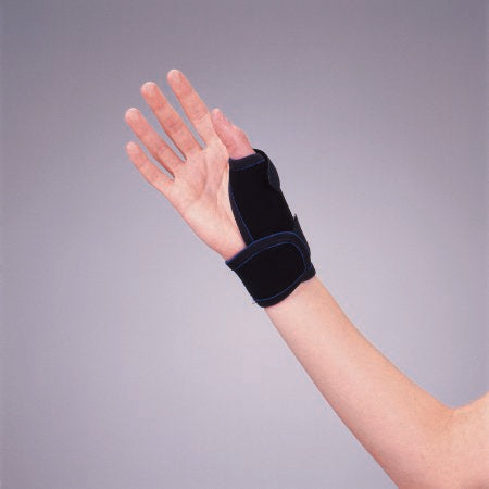 DeRoyal Thumb Support Thermo-Form Small Hook and Loop Closure Right Hand Black - Each - 359SL-EA