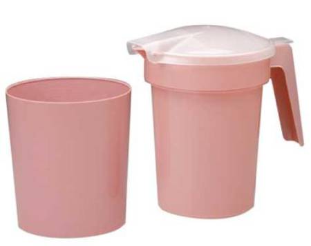 Medegen Medical Products LLC Pitcher Medegen Cold 28 oz. Dusty Rose - Case of 100 - H224-10-CS
