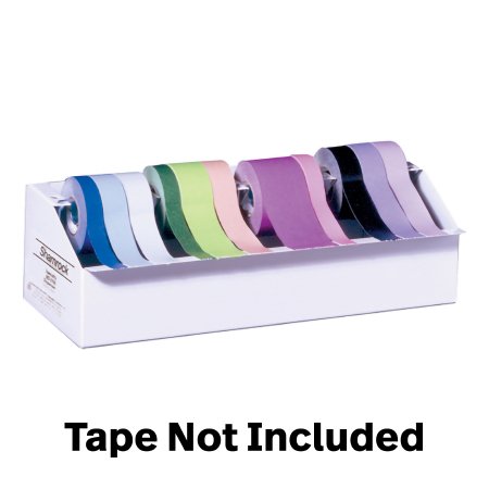 Shamrock Scientific Tape Dispenser Shamrock Scientific White Metal Manual Multiple Rolls Countertop - Each - MD500-EA