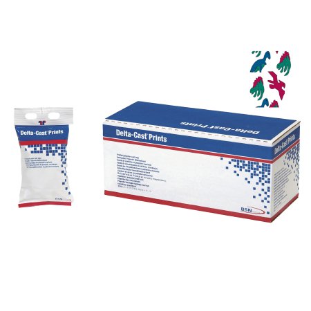BSN Medical Cast Tape Delta-Cast® Prints 2 Inch X 12 Foot Polyester Dinosaurs Print - Box of 10 - 4502-BX