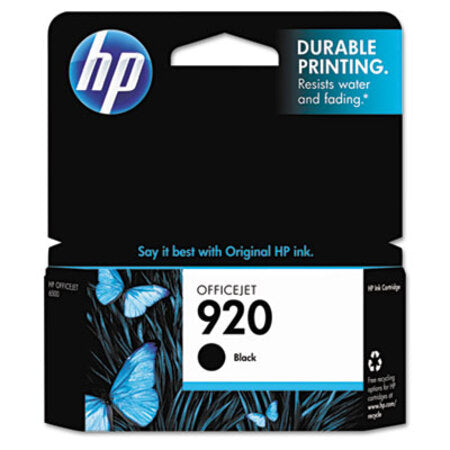 HP HP 920, (CD971AN) Black Original Ink Cartridge - Each - HEW-CD971AN-EA