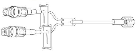 Baxter IV Extension Set Needle-Free Port Micro Bore 5 Inch Tubing Without Filter - Case of 200 - 2N8371-CS