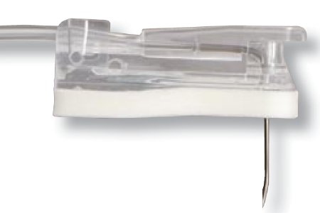 Smiths Medical ASD, Inc. Huber Infusion Set Gripper® Plus 20 Gauge 3/5 Inch 8 Inch Tubing Split Septum Y-Site Port - Box of 12 - 21-2864-24-BX