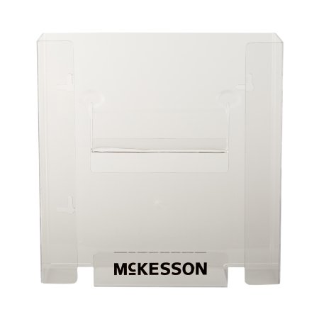 McKesson Glove Box Holder McKesson Horizontal or Vertical Mounted 2-Box Capacity Clear 4 X 10 X 10-3/4 Inch Plastic - Case of 10 - 16-6532-CS