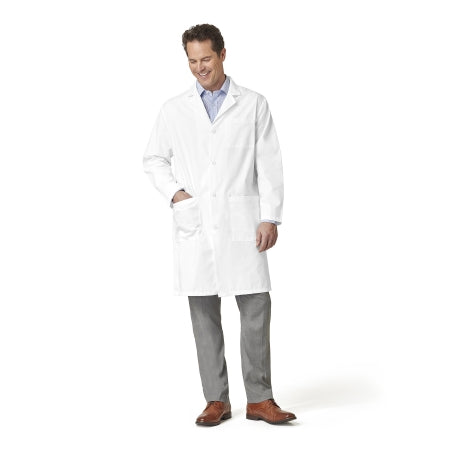 Fashion Seal Uniforms Lab Coat White X-Large Knee Length Reusable - Each - 3495-XL-EA