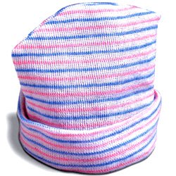 Cardinal Infant Hat Life Trace® Pink / Blue Stripes Infant - CT/50 - 30953130-CT
