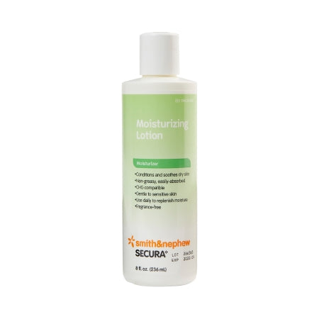 Smith & Nephew Hand and Body Moisturizer Secura™ 8 oz. Bottle Unscented Lotion - Each - 59433400-EA