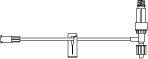 B. Braun IV Extension Set Safsite® Needle-Free Port Small Bore 5 Inch Tubing Without Filter - Case of 100 - 474515-CS