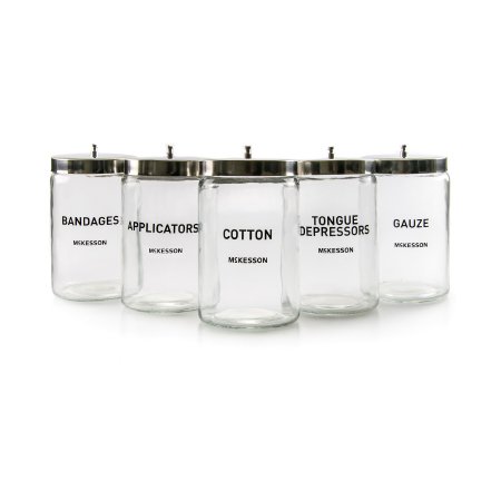 McKesson Sundry Jar McKesson 4-1/4 X 7 Inch Glass Clear - ST/1 - 63-4010-ST
