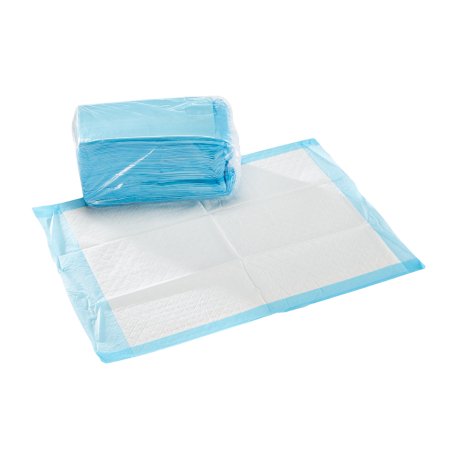 McKesson Procedure Underpad McKesson 17 W X 24 L Inch Blue NonSterile - Case of 6 - 16-16650-CS