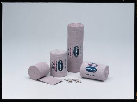 Hartmann Elastic Bandage Deluxe® 480® LF 2 Inch X 5 Yard Clip Detached Closure Tan NonSterile High Compression - Case of 60 - 39200000-CS
