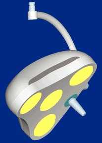 Burton Medical Products Diagnostic Lamp Bulb Visionary® 4.6 Volt 35 Watts - Pack of 4 - 0002000PK-PK