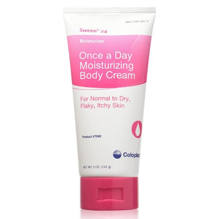 Coloplast Hand and Body Moisturizer Sween® 24 5 oz. Tube Unscented Cream CHG Compatible - Each - 7092-EA