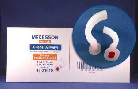 McKesson Guedel Oropharyngeal Airway McKesson 70 mm Length - Pack of 1 - 16-271G-PK