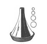 Integra Lifesciences Ear Speculum Tip Round Tip Size 3 Chrome Plated 5.5 mm Reusable - Each - 19-2-3-EA