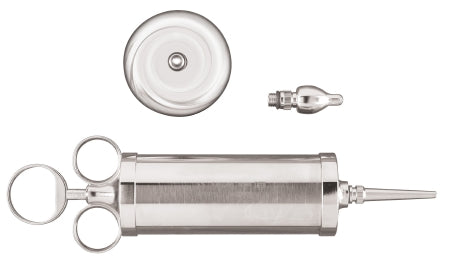 McKesson Ear Syringe with Shield McKesson Argent™ Three Ring Style Three Ring, Silver Barrel and Plunger OR Grade - Each - 43-1-251-EA
