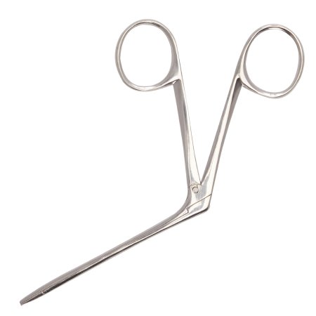 McKesson Ear Forceps McKesson Hartmann 3-1/2 Inch Length Office Grade Stainless Steel NonSterile Finger Ring Handle Serrated Alligator Tip - Each - 43-2-209-EA