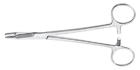 McKesson Needle Holder McKesson 5-1/2 Inch Length Serrated Jaws Finger Ring Handle - Each - 43-2-872-EA