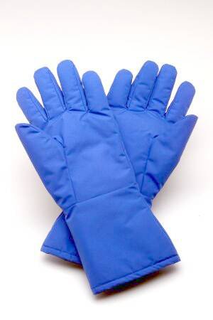 Brymill Cryogenic Systems Cryogenic Glove Cryo-Gloves® Mid-Arm Size 8 Water Resistant Material Blue 14 to 15 Inch Straight Cuff NonSterile - Pair - 605S-PR