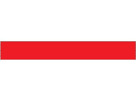 Shamrock Scientific Blank Instrument Tape Colored Identification Tape Red Tape 1/4 X 500 Inch - Roll of 1 - SMT-38-4-RL