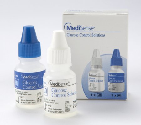 Abbott Blood Glucose Control Solution Precision 2 X 0.5 oz. Level 1 & 2 - Case of 6 - 8013904-CS