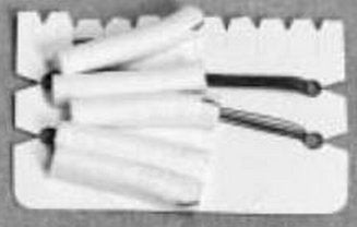 Teleflex Medical Cylindrical Sponge Gardlok® Non-impregnated 3/8 X 1-1/2 Inch Sterile - Box of 100 - 200400-BX