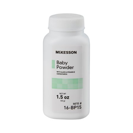 McKesson Baby Powder McKesson 1-1/2 oz. Fresh Scent Shaker Bottle Cornstarch - Case of 24 - 16-BP15-CS
