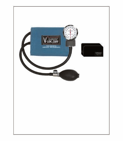 W.A. Baum Aneroid Sphygmomanometer Unit Baumanometer® Child Polyester 12 - 17 cm Pocket Aneroid - Each - 1051-EA